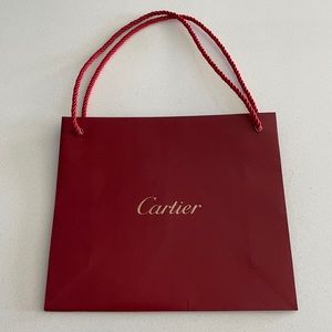 Cartier Authentic Paper Gift Bag